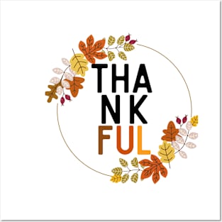 thankful Posters and Art